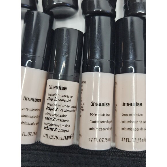 Mary Kay Timewise Microdermabrasion Refine & Replenish Lot Of 5 Mini Sets W/bag - Picture 2 of 5